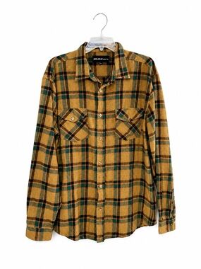 Molokai Surf Co. Men’s XL Plaid Button Front Shirt EUC